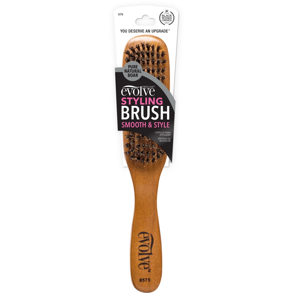 Evolve Products Styling Hair Brush - Wood