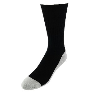 Pro Feet Men's Athletic Health Crew Cotton Blend Socks (3 Pair Pack) - 1 of 2