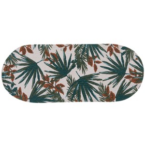 Park Designs Palm Frond Braided Tropical Green Table Runner 15" x 36" - 1 of 4