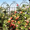COMHOMA 2/4 Pack Metal Garden Trellis 71" x 19.7" Rustproof Trellis for Climbing Plants Outdoor Flower Support - 4 of 4