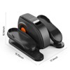 VisioGear Home Gyms, Under-Desk Elliptical Machine with Adjustable Speed, Mini Elliptical for Home, Black, 17.4"*15.9"*10.1" - 2 of 4
