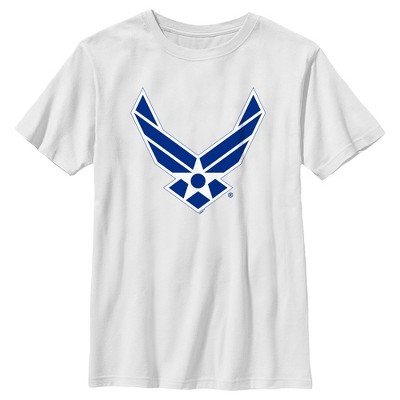 U.S. Air Force T-Shirts: Air Force Wings Logo T-Shirt in Navy
