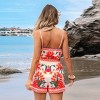 Women's Vibrant Tropical Floral Print Romper - Cupshe - 4 of 4