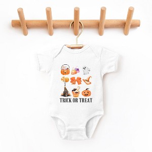 The Juniper Shop Trick Or Treat Chart Baby Bodysuit - 1 of 2