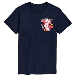 Men's - Disney - Minnie Kiss Art Short Sleeve Graphic T-Shirt - 1 of 4