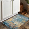 Modern Abstract Rug Washable Rug Low Pile Non-Slip Rugs for Living Room Bedroom - 2 of 4