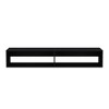 INFURNIC TV Stands and Consoles Wall Mounted Entertainment Shelf with Cable Management and Two Storage Shelves for Living Room, Black, 65"*18"*3.6" - 4 of 4