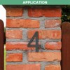 Unique Bargains 304 Stainless Steel Durable Waterproof House Numbers 1 Pc - 4 of 4