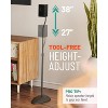 Speaker Stands - Height Adjustable with Universal Compatibility - Works with Vizio, Klipsch, Bose & More - 2 of 4