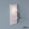 Hunter Fans 5" Southcrest Wall Light Distressed White Finish - Modern Cottage Style Sconce for Indoor Damp Spaces - 3 of 4