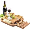 NCAA West Virginia Mountaineers Bamboo Cheese, Charcuterie Board - 2 of 4