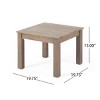 Minimalist Wooden Console Table,Solid Acacia Entryway Table with Slatted Top,Modern Sofa Side Table for Living Room or Patio-Maison Boucle - 4 of 4