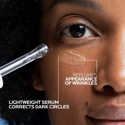 La Roche Posay Hyalu B5 Anti-Wrinkle Concentrate Repairing Repluming Eye Serum - Travel Size - 0.50 fl oz: Paraben-Free, Alcohol-Free