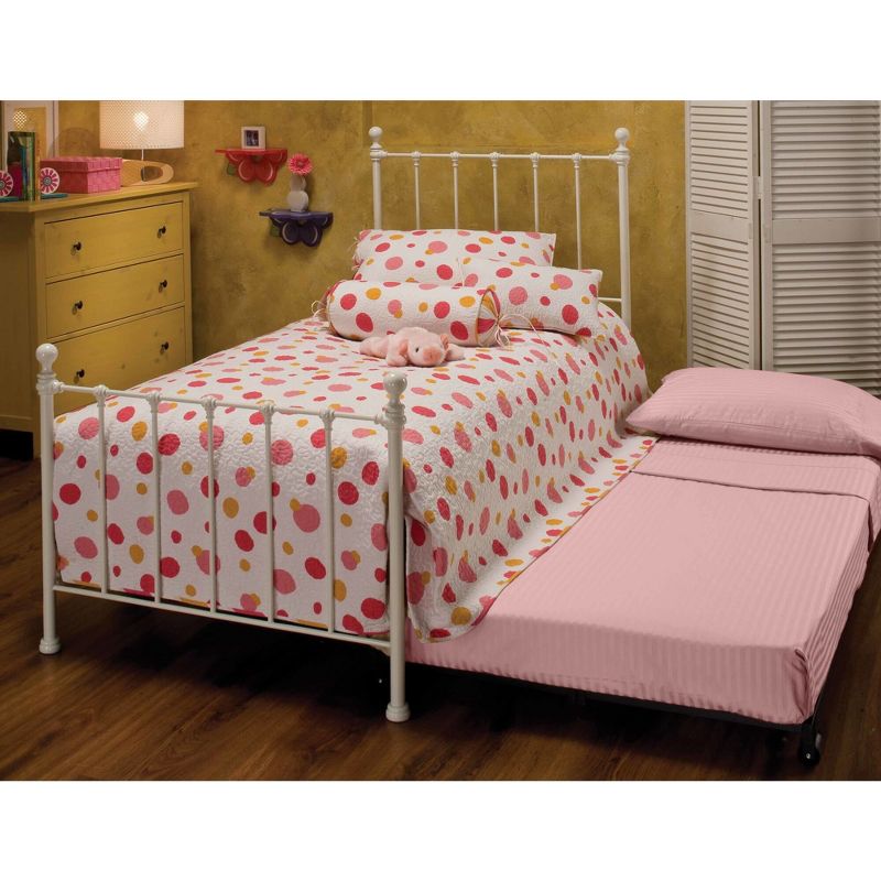 Twin Molly Bed Set with Rails and Trundle Steel - Hillsdale Furniture, 4 of 5