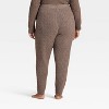 Women's Cashfeel Cable Knit Jogger Pants - Auden™ - 2 of 3
