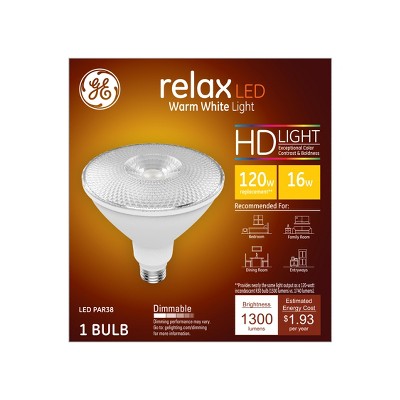 General Electric 120W Ca Relax LED Light Bulb SW Par38 Outdoor