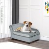 Angel Sar Pet Sofa Bed with Lift-Top Hidden Storage, 2-Inch Foam Cushion Couch for Cats & Small Dogs up to 22 lbs, Pet Furniture - 2 of 4