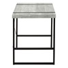 Vynxaria 48" Grey Laminate Black Metal Computer Desk Modern Home Office Workstation for Laptop - 4 of 4