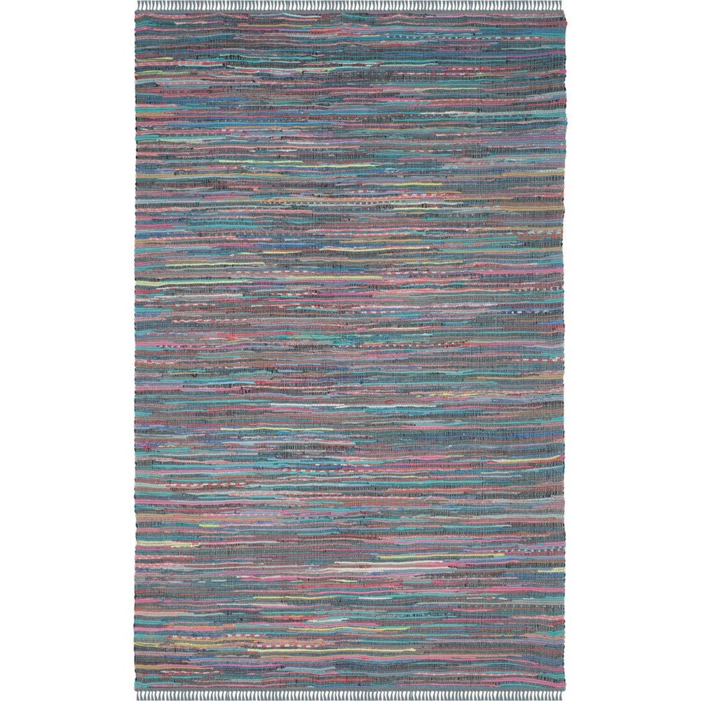 5'x8' Spacedye Design Woven Area Rug Aqua - Safavieh