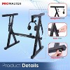 Z Style Adjustable and Portable Heavy Duty Music Stand W/O Wheels (1/b) - 2 of 4