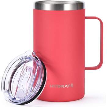 Joyjolt Triple Insulated Tumbler With Handle. 12 Oz Stainless Steel Travel  Coffee Tumblers With Lid And Handle : Target