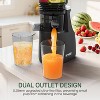 Heynemo Juicer Machines, 5.9" Wide Feed Chute Cold Press Juicer for Whole Vegetable & Fruit, 250W Slow Masticating Juicer Machines - 2 of 4
