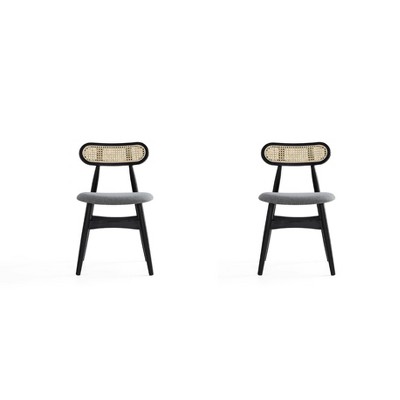 Set of 2 Colbert Upholstered Seating Dining Chairs - Manhattan Comfort