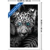 Trends International Reinders: Animals - Blue Eyed Leopard Framed Wall Poster Prints - 3 of 4