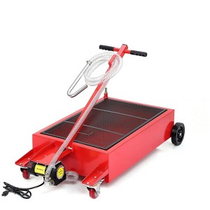 Electric Oil Drain Pan 20 Gallon, Heavy Duty Oil Change Cart with 110V Pump & 8ft Hose for Commercial Garage - 1 of 4