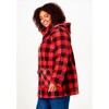 Woman Within Plus Size Hooded Fleece Coat - 4 of 4