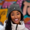 Dalix Lil Heart Embroidered Beanie Warm Winter Knit Hat Women - 4 of 4