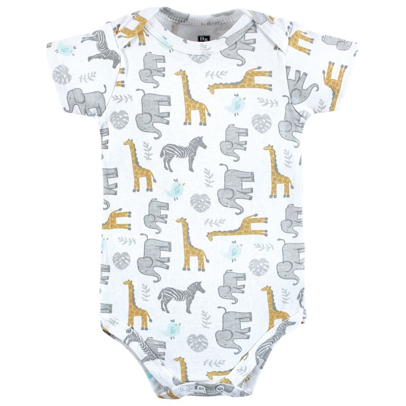 Hudson Baby Infant Boy Cotton Bodysuits, Little Monkey, 5 of 7