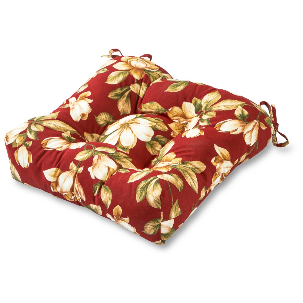 Photos - Pillow Kensington Garden 20"x20" Outdoor Chair Cushion Roma Floral: UV & Water-Re