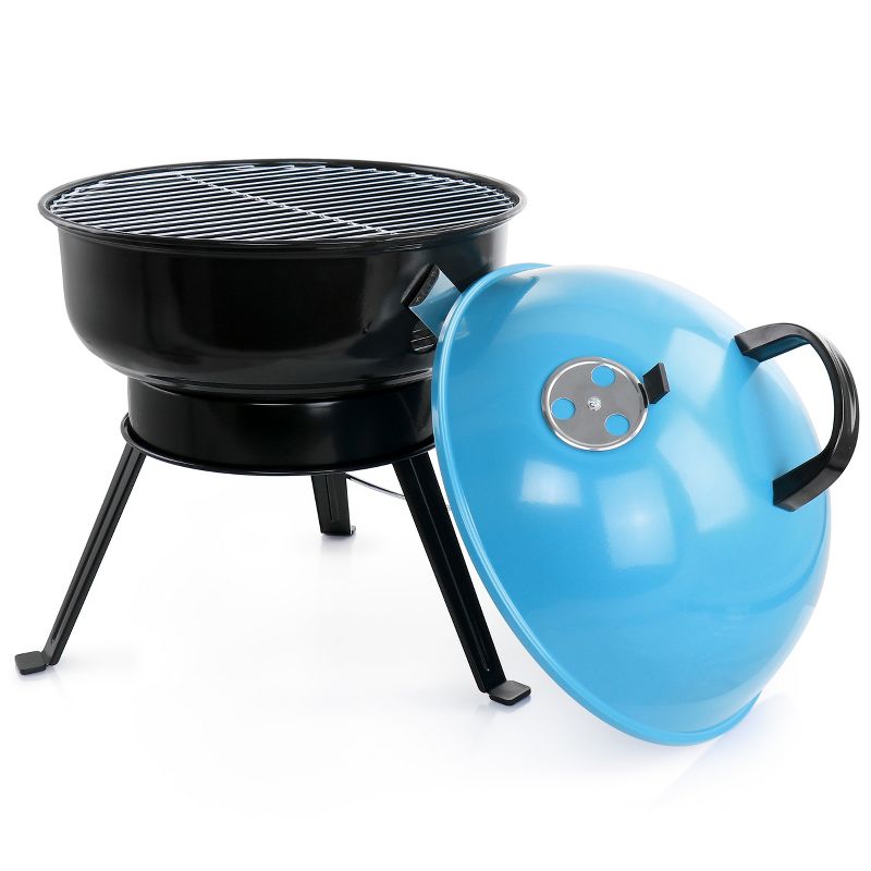 Gibson Home Fireblue Portable 14 Inch BBQ Grill in Blue, 3 of 7