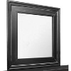 HomeStock Metallic White Mirror with Sleek Frame – Glamorous Modern Bedroom Accent Mirror - 3 of 4
