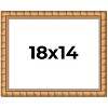PosterPalooza | 18x14 Modern Bamboo Picture Frame, UV Acrylic, 5 Finishes - 2 of 4
