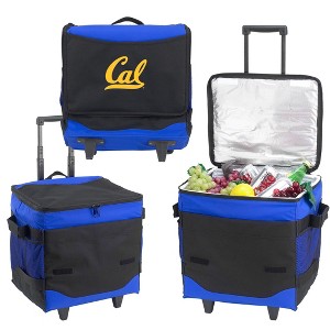 NCAA California Berkeley University Golden Bears 60 Can Collapsible Rolling Cooler - 1 of 4