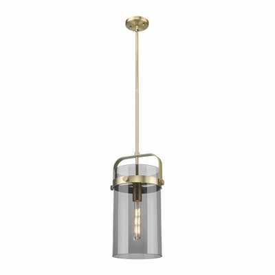 Pilaster - 1 Light Stem Hung Pendant In Industrial Style-17.13 Inches Tall and 9.38 Inches Wide
