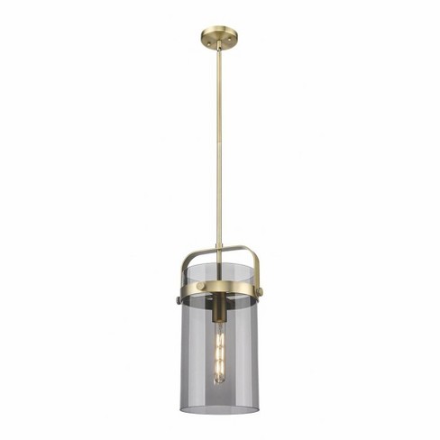 Innovations Lighting Pilaster 1 - Light Pendant in  Brushed Brass - image 1 of 1