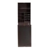 Milliard Folding Desk: Wall-Mount, Storage Shelves, Home Office - Baxton Studio - 3 of 4