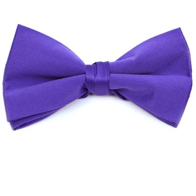 Young Boy's Pre-tied Adjustable Length Bow Tie - Formal Tuxedo Solid Color