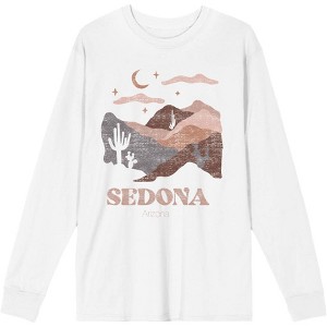 Adventure Society Sedona Arizona Crew Neck Long Sleeve Adult Tee - 1 of 2