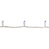 Northlight 50ct Blue LED Wide Angle Christmas Lights, 16.25ft White Wire - 2 of 3