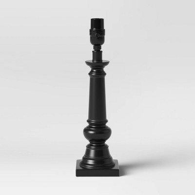 Column Small Lamp Base Black - Threshold™