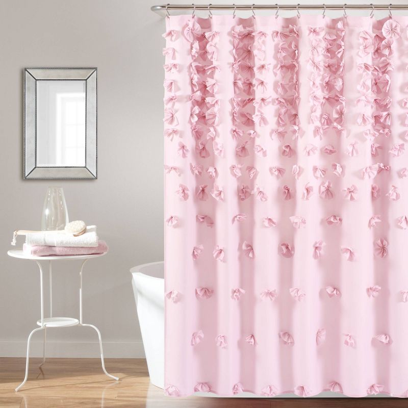72"x72" Riley Shower Curtain - Lush Décor, 1 of 9