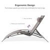 PURPLE LEAF Patio Chaise Lounge Set of 3 Outdoor Lounge Chair Beach Pool Sunbathing Lawn Lounger Recliner Chiar, Side Table Included - 3 of 4