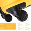 100% ABS Lightweight Suitcase with 360° Spinner Wheels, Telescoping Handle & Spacious Interior Durable, Secure Travel Luggage Set - 2 of 4
