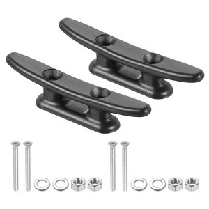 Unique Bargains Nautical Decor Nylon Weatherproof Dock Cleat with Screws 2 Pcs - 1 of 4