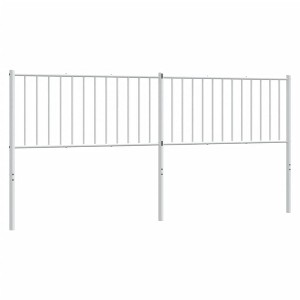 vidaXL Metal Headboard, White, 76" - 1 of 4