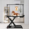 Hydraulic Dog Grooming Table, Pet Grooming Table with Aluminium Overhead Arm, Anti Slip Tabletop for Home and Salon - 3 of 4
